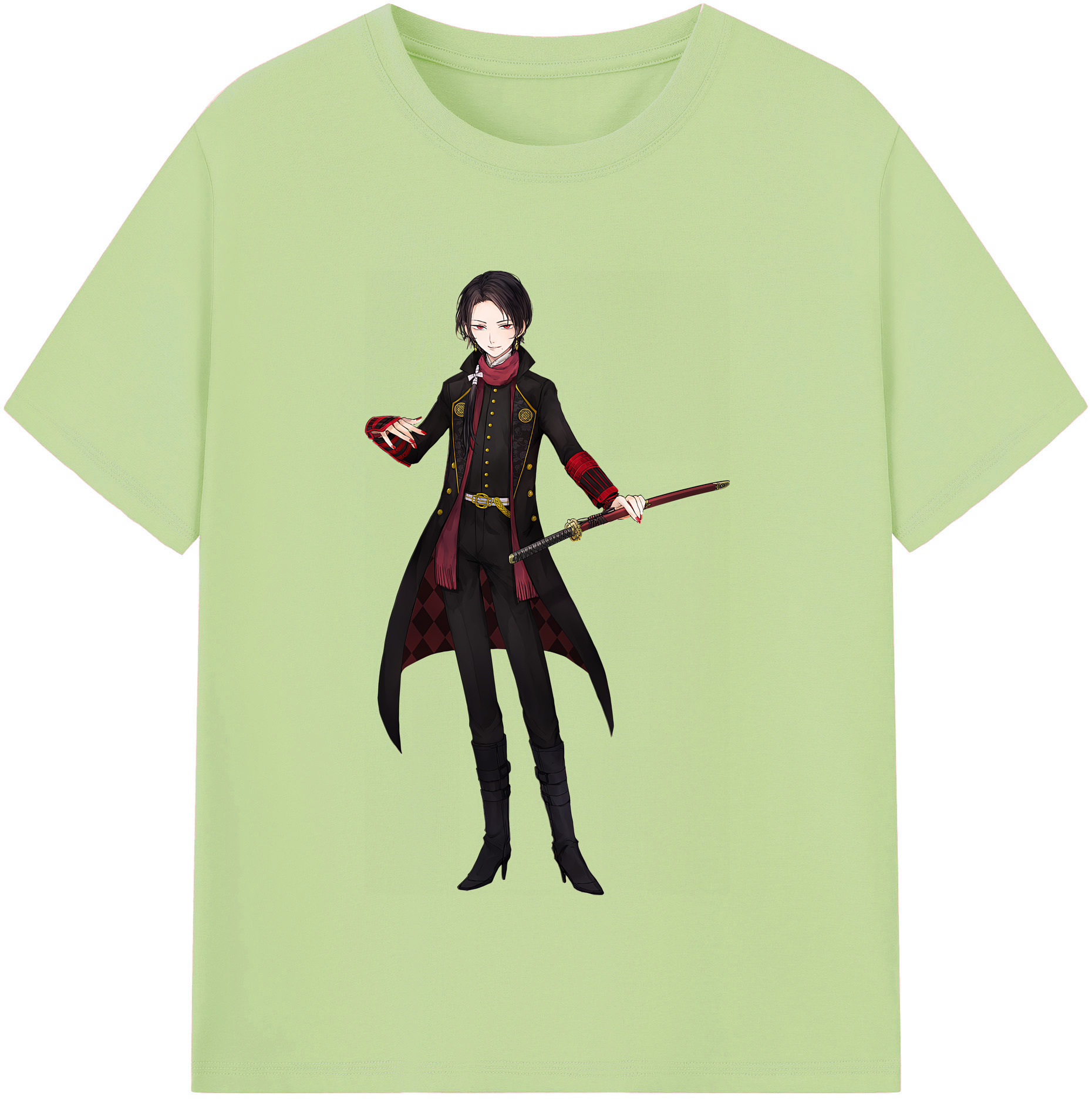 （画像用） 刀剣乱舞 Touken Ranbu 綿100％半袖Tシャツ（フロントプリント）